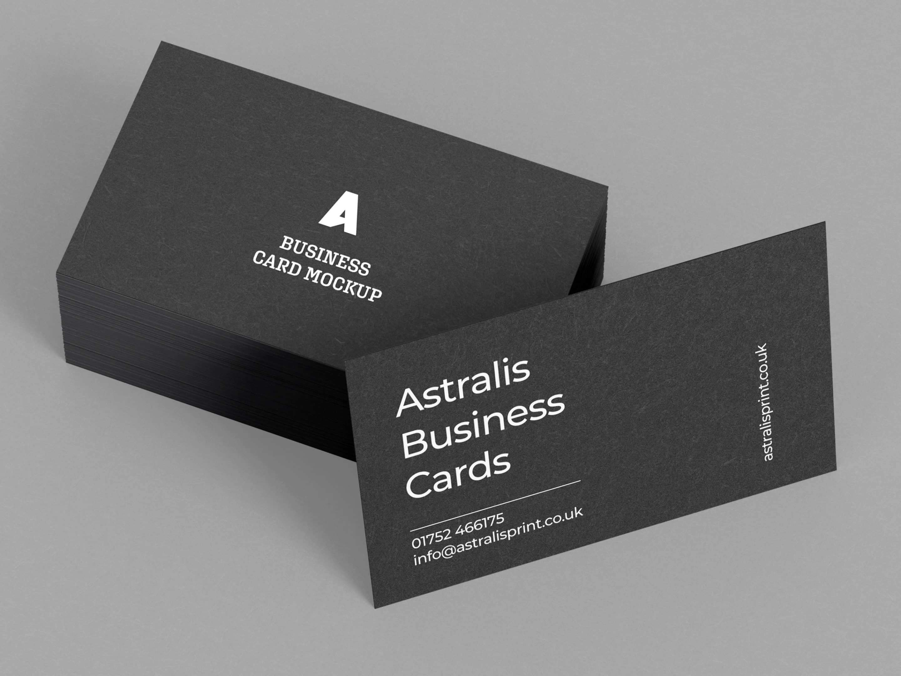 Stack of business cards